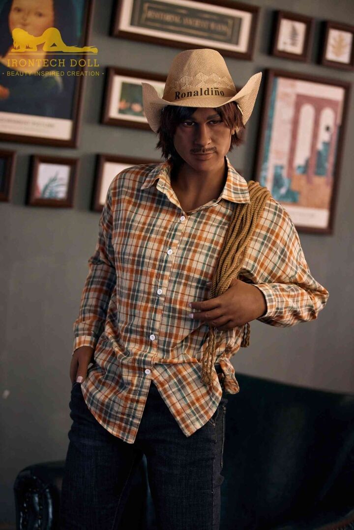 Black Male Sex Doll 175cm Cowboy Charles (3) Black Male Sex Doll 175cm Cowboy Charles - Image 1