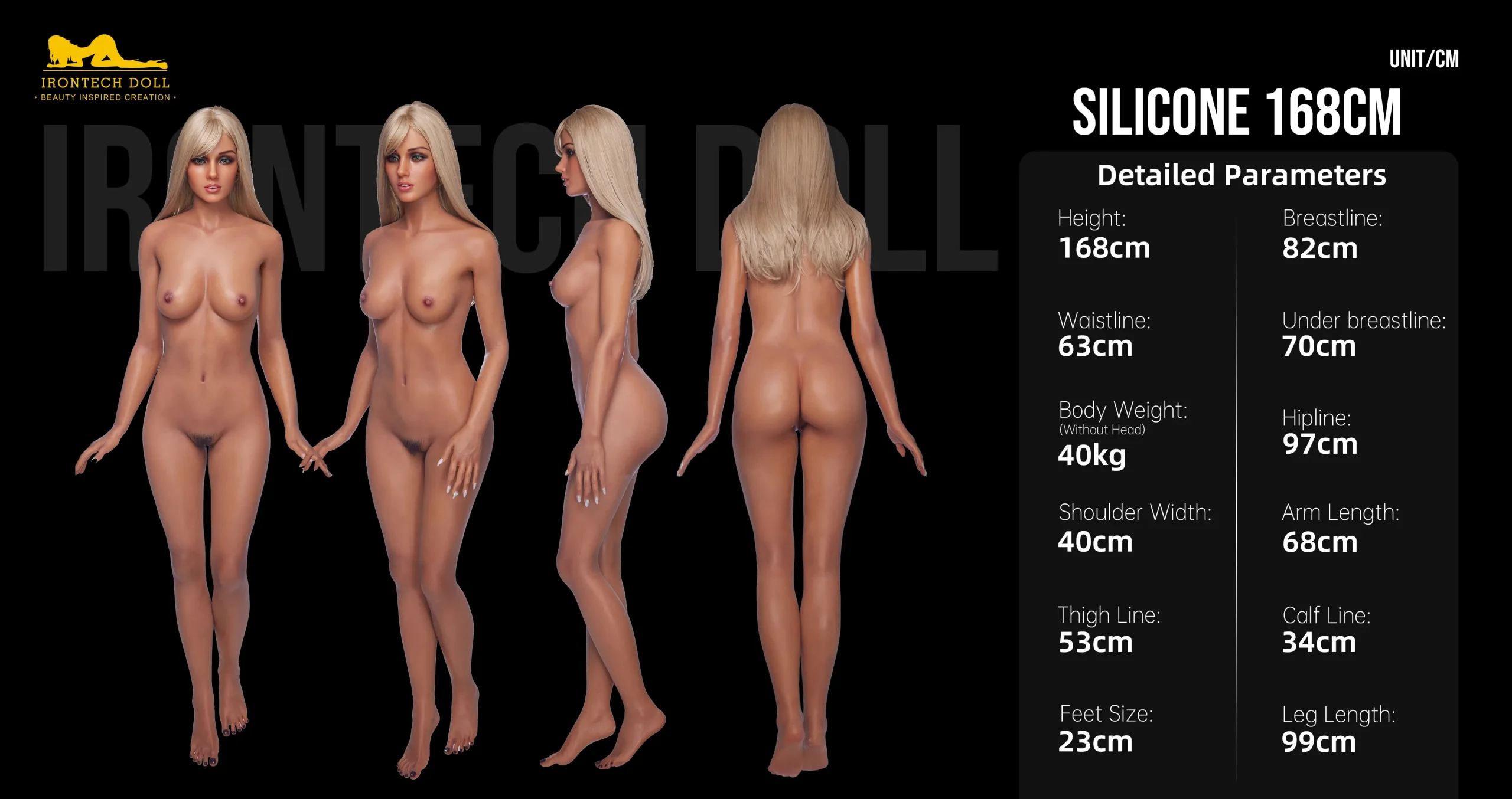 Silicone 168cm